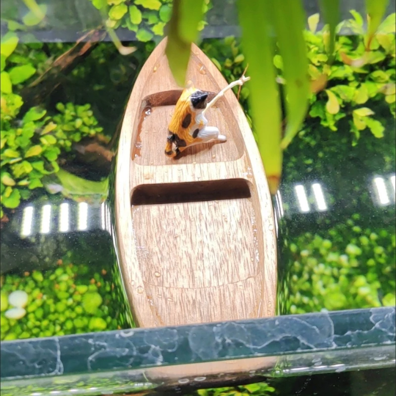 Barco de madeira feito à mão m - Aquarium Marineland avaliação e preço