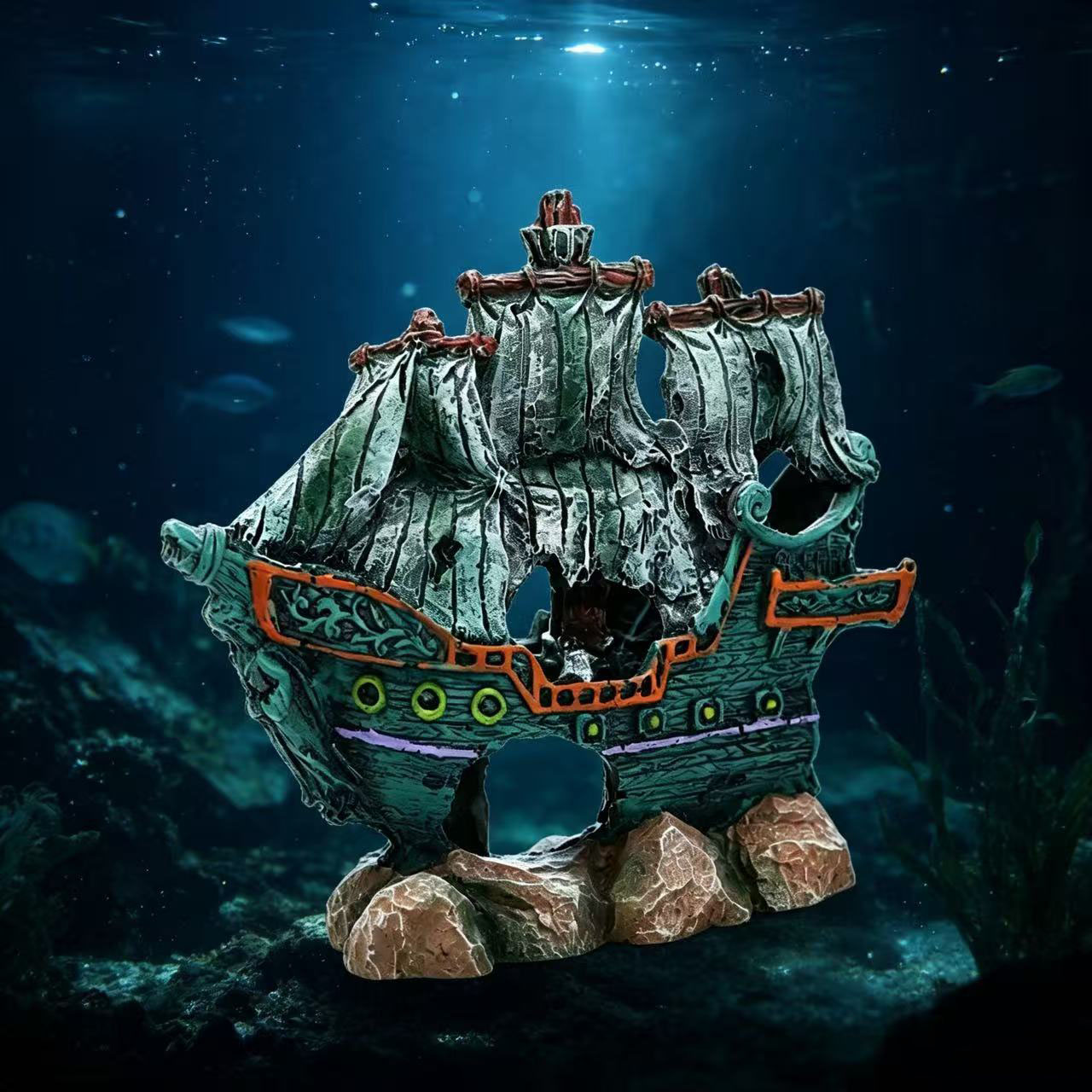 Decoração para Aquário: Barco  - Aquarium Marineland avaliação e preço